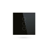 Tuya 3CH Wifi Smart Home Touch Wall Switch for Home Lamps - black - PST-WT-E3